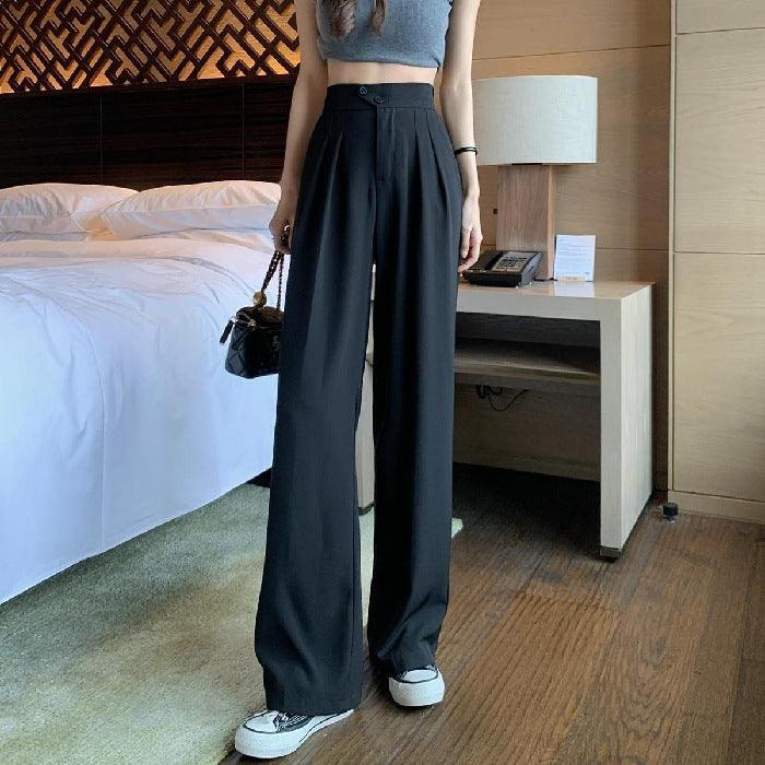 Elke | Brede stijlvolle pantalon