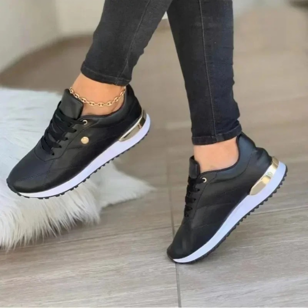 Ella | Nette dames lederen sneakers