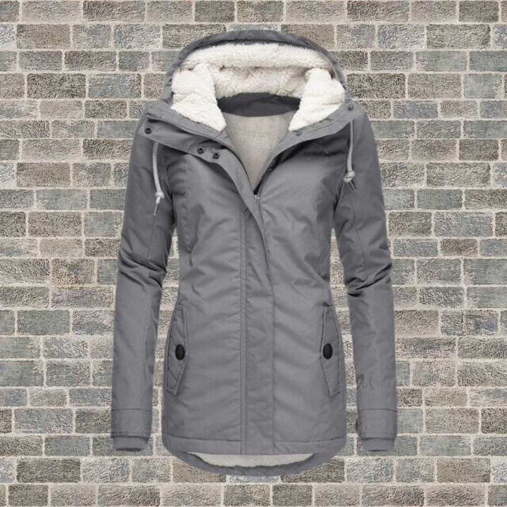 Van Dal Dames Hooded Winter Parka met Plissé