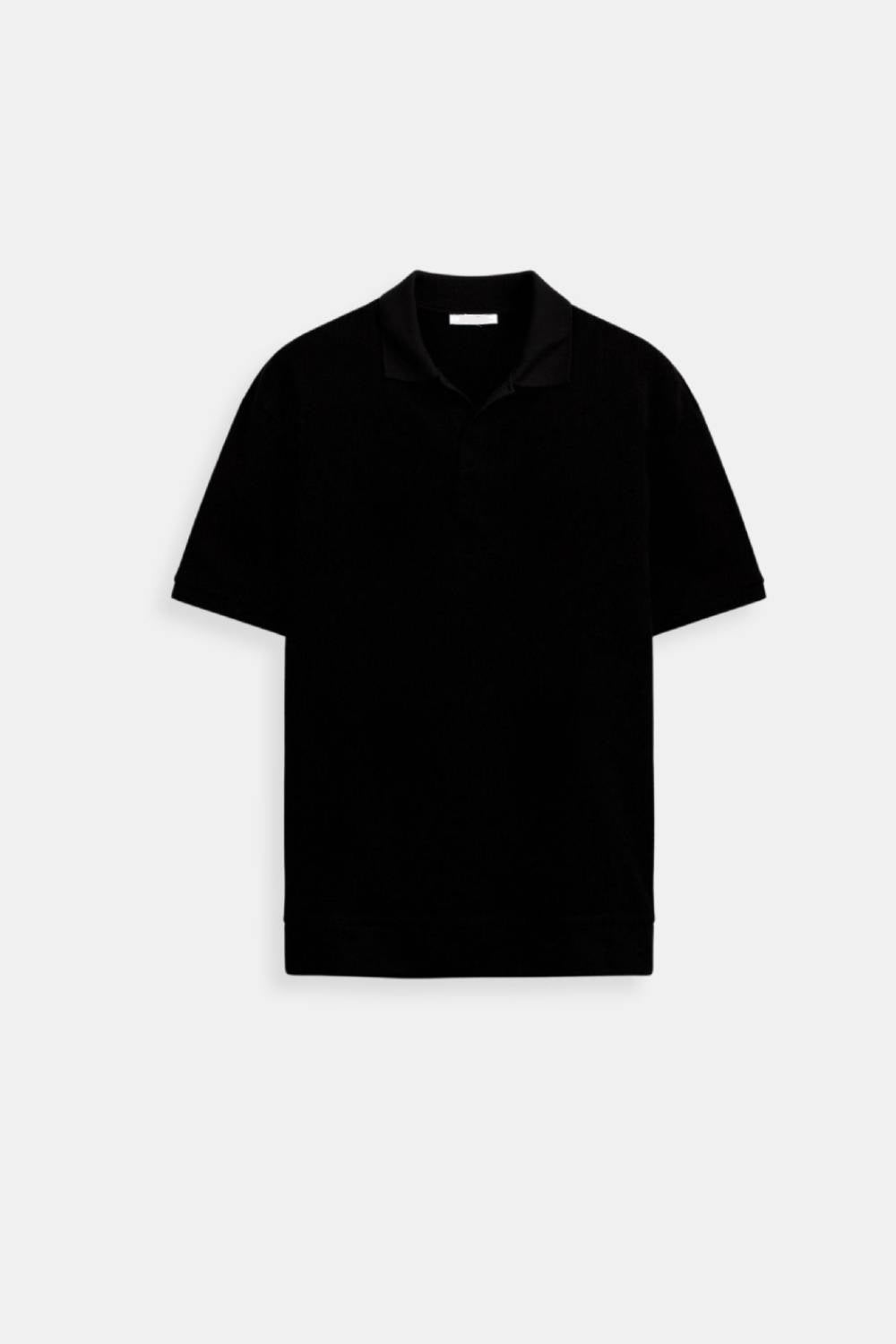 Emil | Polo T-shirt met structuur