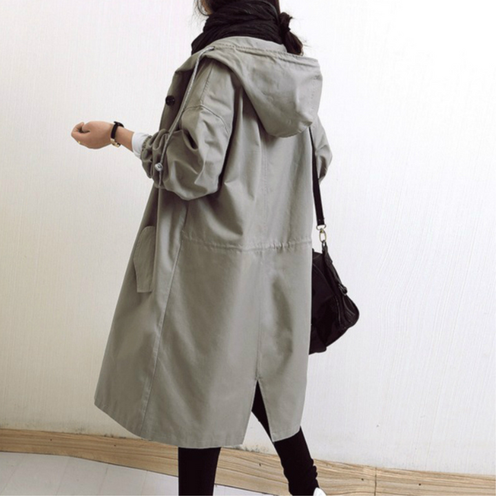 Esmée | Lange dames trenchcoat in diverse kleuren