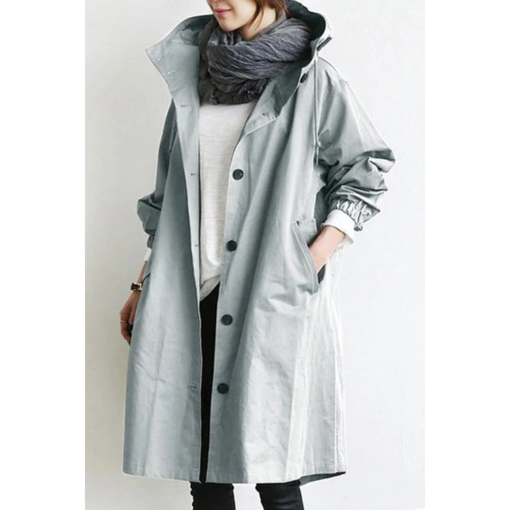 Esmée | Lange dames trenchcoat in diverse kleuren