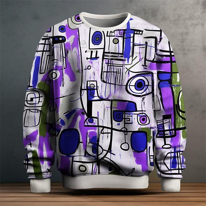 Nash | Kunstzinnige Crew Neck Sweatshirt