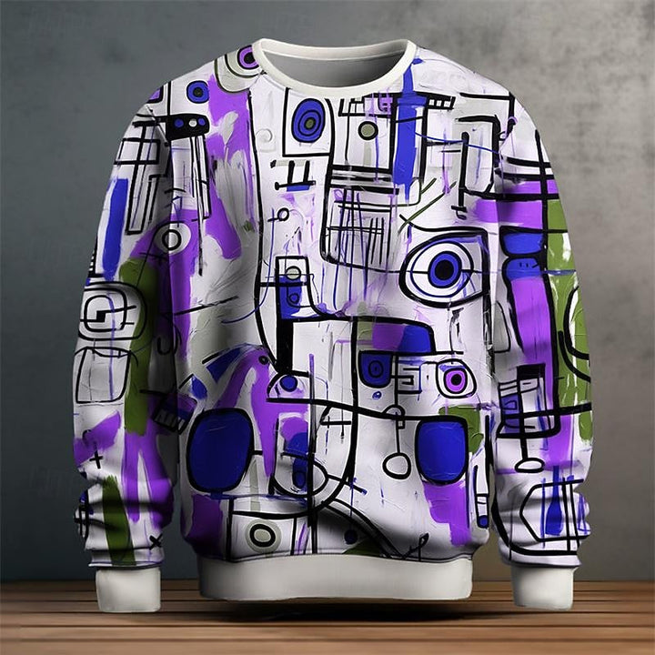 Nash | Kunstzinnige Crew Neck Sweatshirt