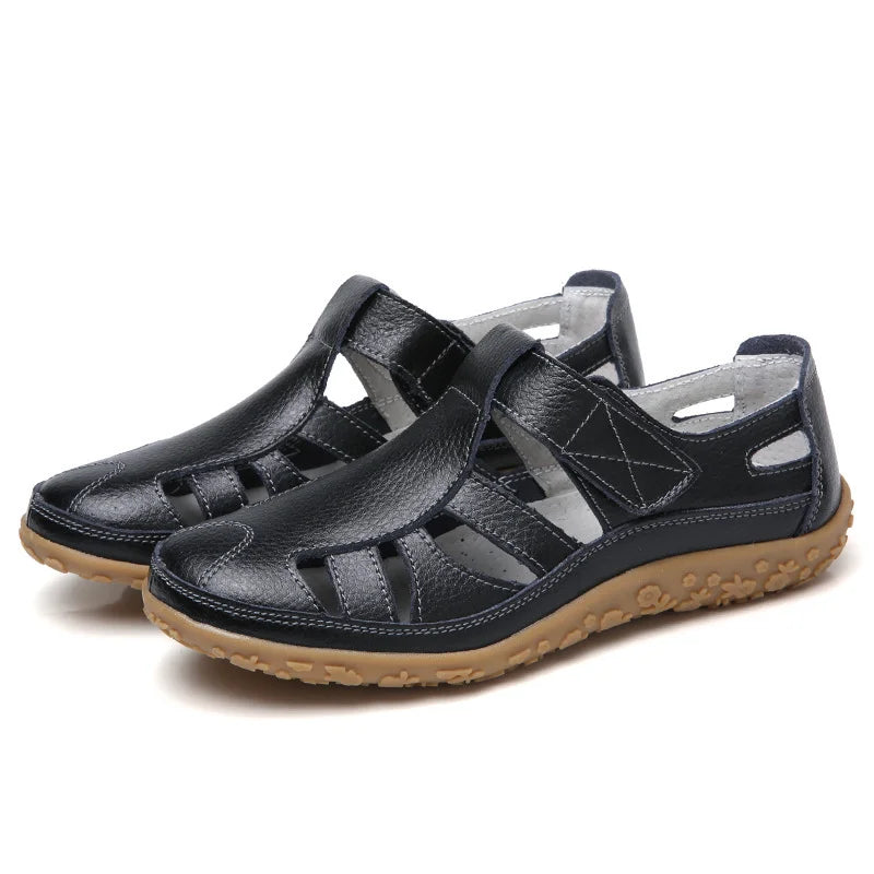 Orthopedische Comfort Sandalen Met Gesloten Neus Voor Dames