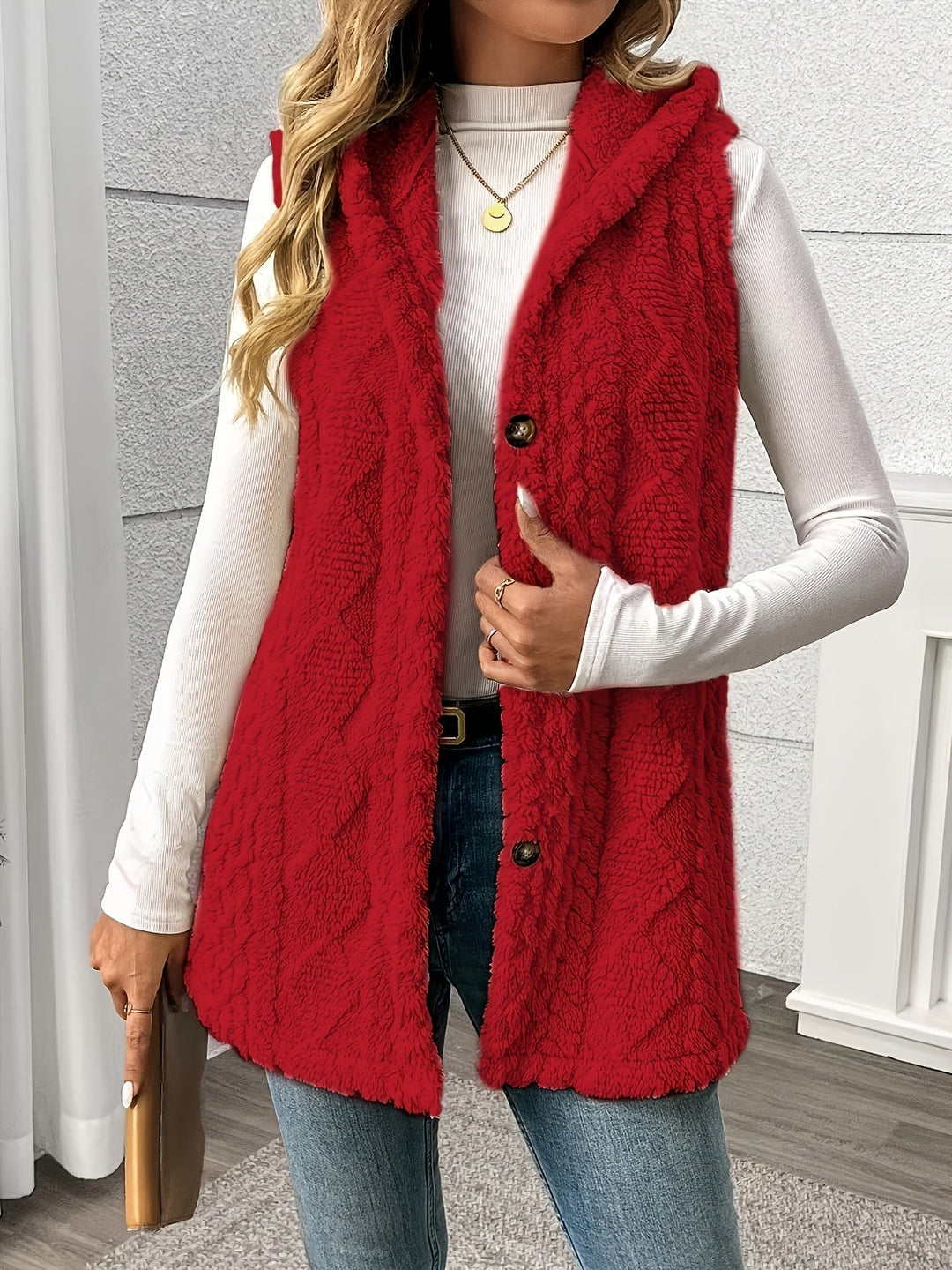 Lorna | Gezellige Gevoerde Mouwloze Vest