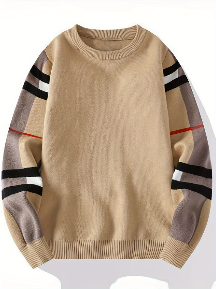 Gebreide Trui Heren - Retro Kabeldesign voor Herfstmode - Regular Fit - Puento Fortade - TP - Essential