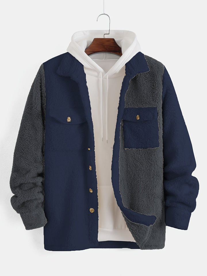 Contrasterende Fleece Jack Omkeerbaar - Regular Fit - Modius Wear - MW 34 - Essential in Meerdere Kleuren