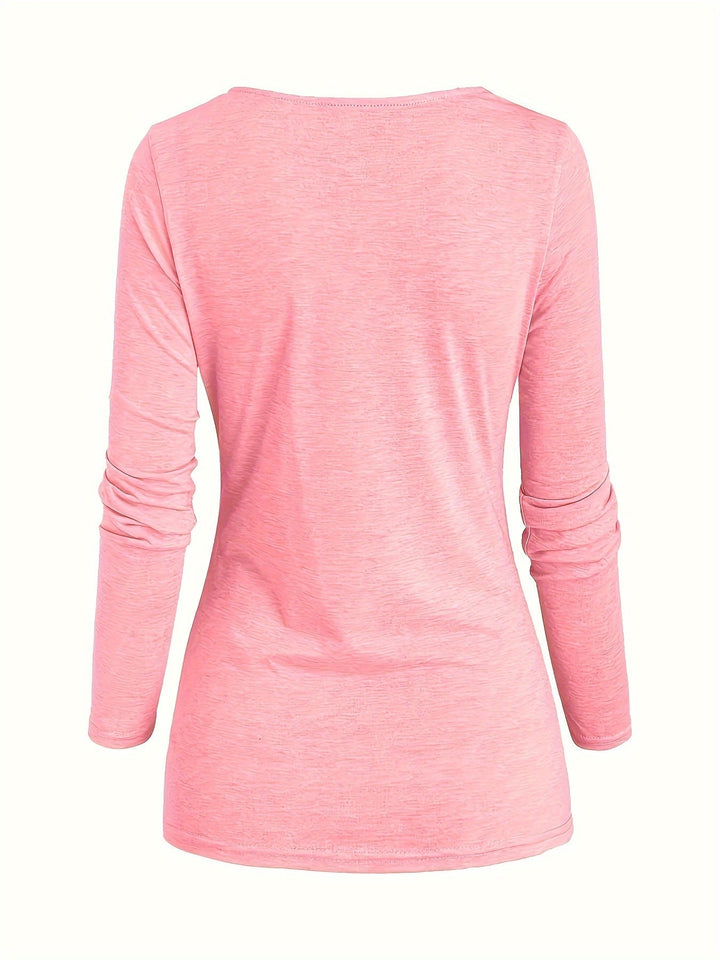 Femke | Casual gebreide top met col en ruches