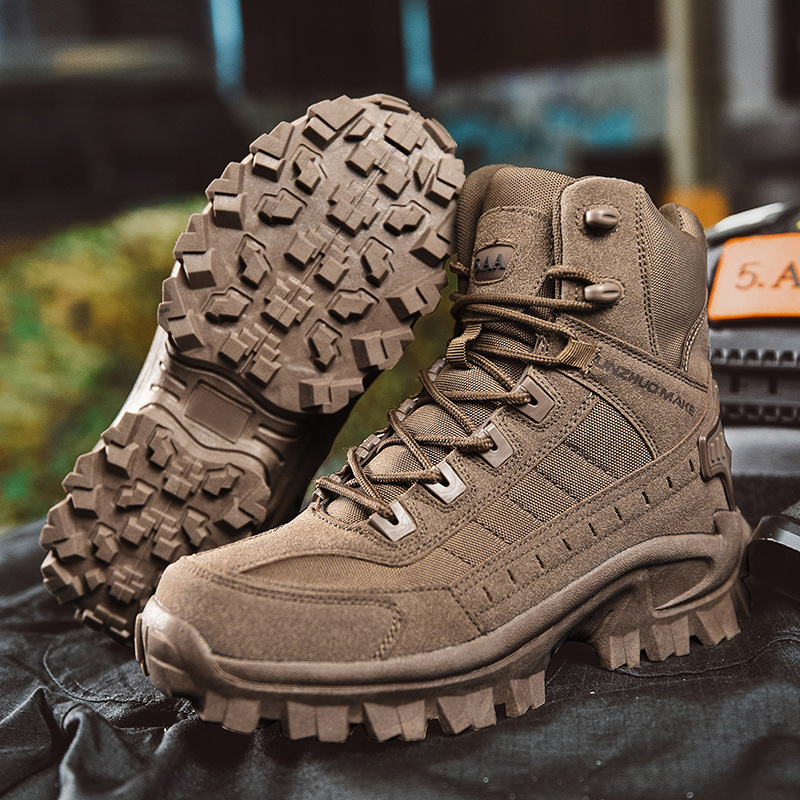 Femke | Stoere militaire winterlaarzen voor dames