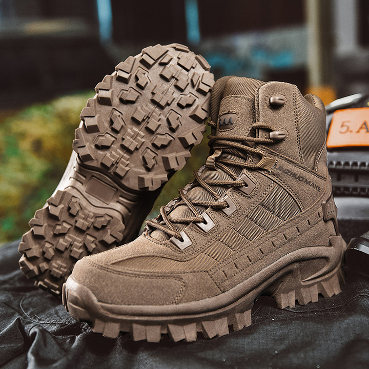 Femke | Stoere militaire winterlaarzen voor dames
