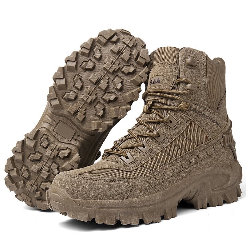 Femke | Stoere militaire winterlaarzen voor dames