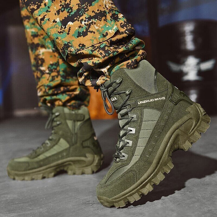Femke | Stoere militaire winterlaarzen voor dames