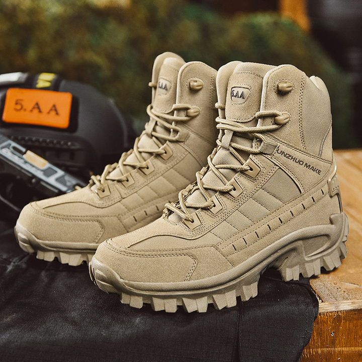Femke | Stoere militaire winterlaarzen voor dames