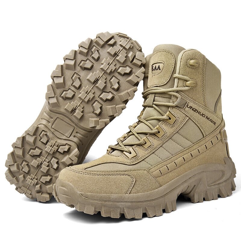 Femke | Stoere militaire winterlaarzen voor dames