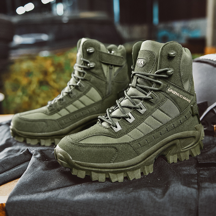 Femke | Stoere militaire winterlaarzen voor dames