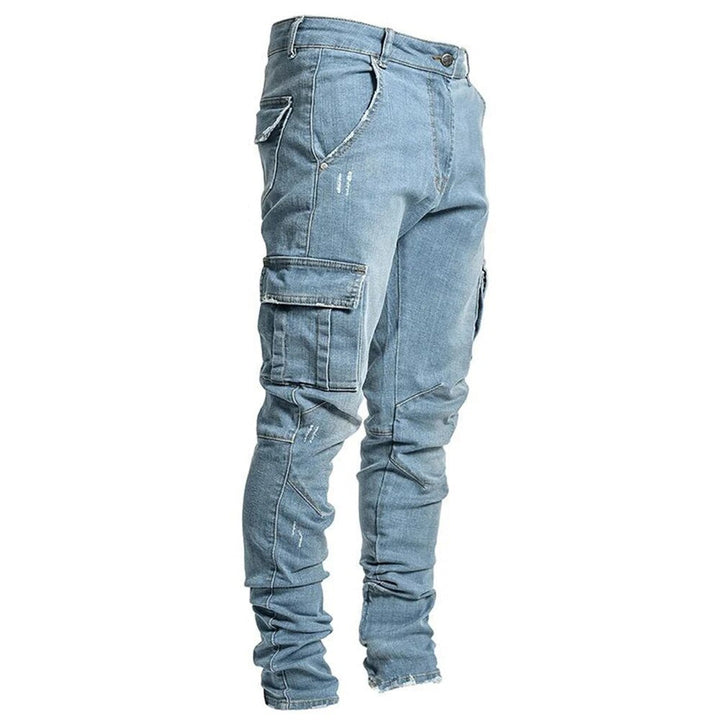 Fernand | Heren Denim Cargo Broek