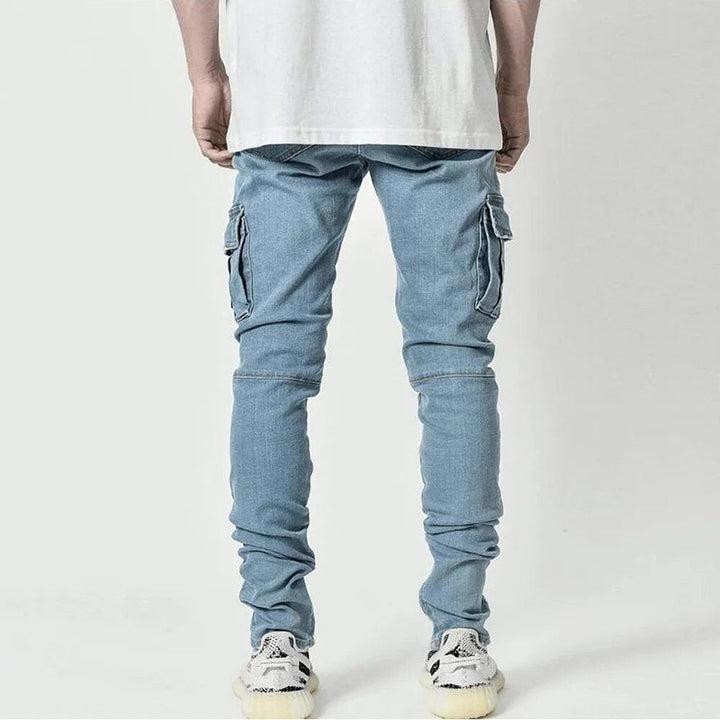 Fernand | Heren Denim Cargo Broek