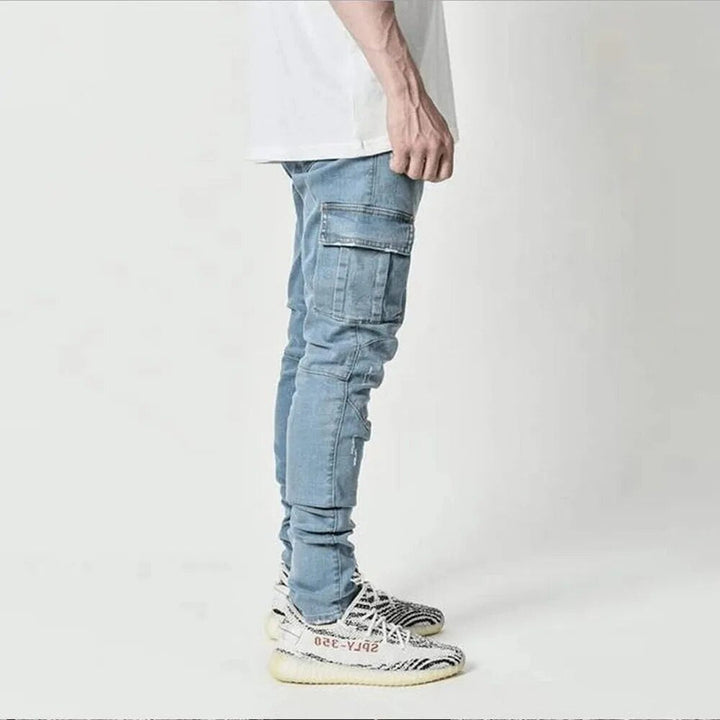 Fernand | Heren Denim Cargo Broek
