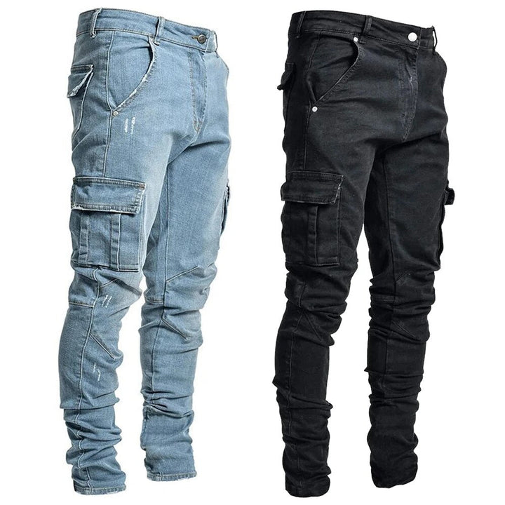 Fernand | Heren Denim Cargo Broek