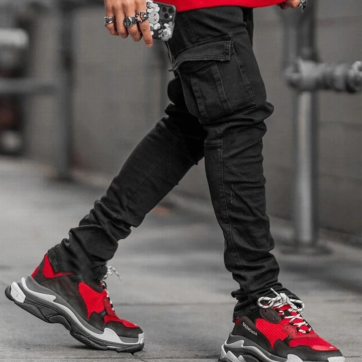 Fernand | Heren Denim Cargo Broek