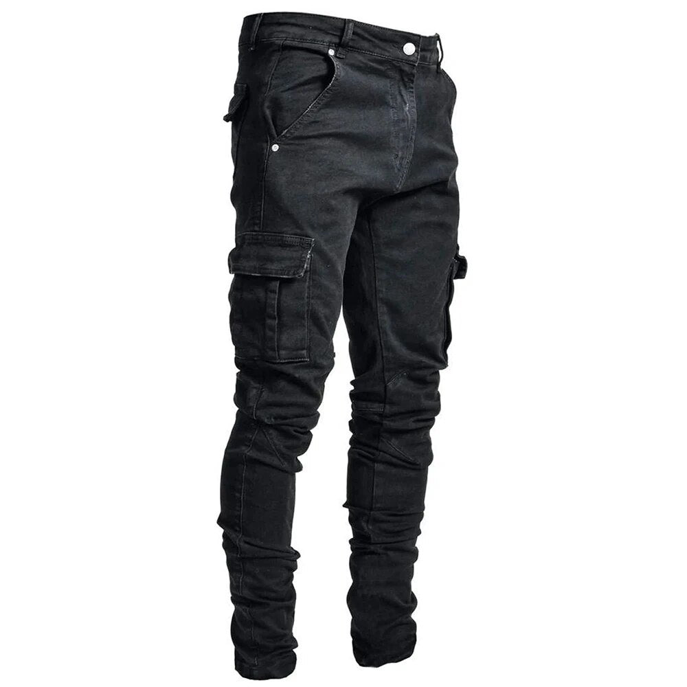 Fernand | Heren Denim Cargo Broek