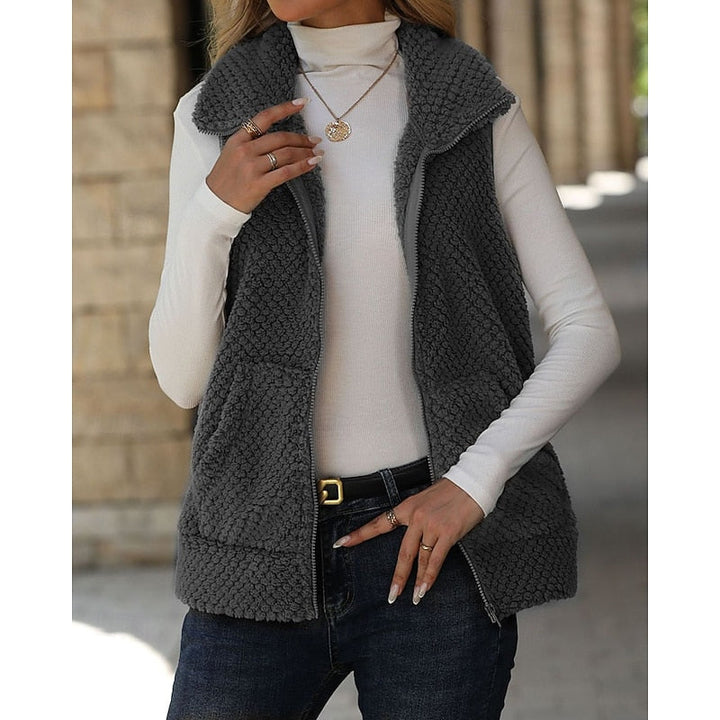 Willow | Gezellige Textuur Rits Vest