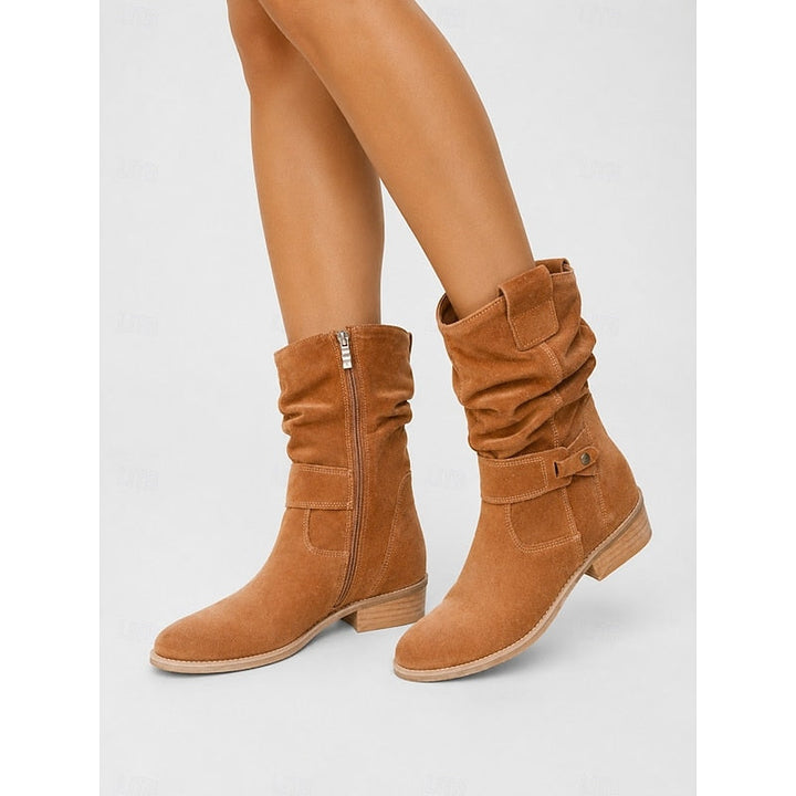 Tessa | Slouchy Buckle Enkellaarsjes