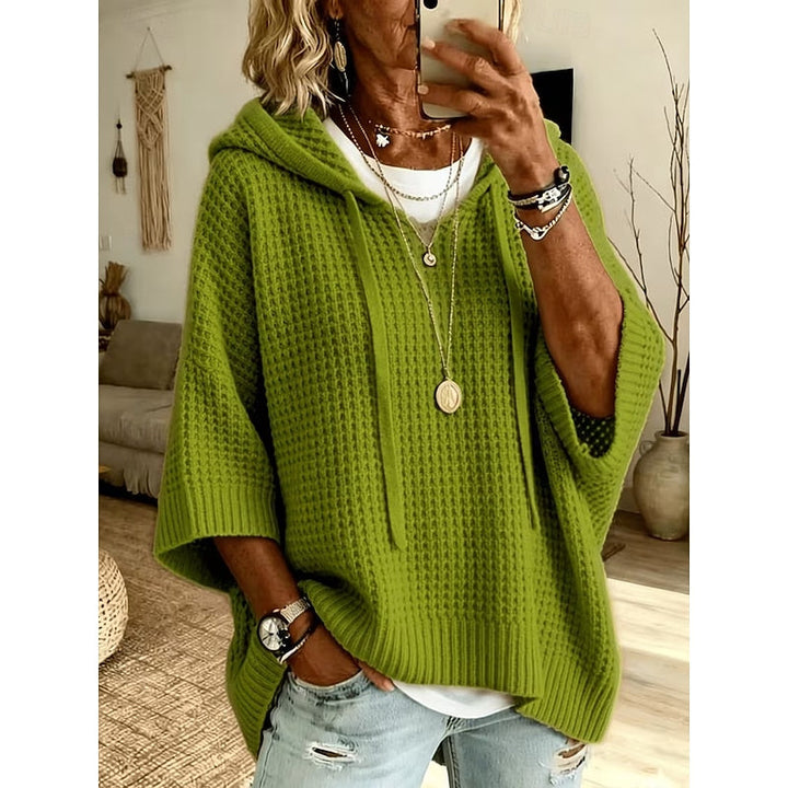 Carol | Ontspannen Wafel-Textuur Hoodie
