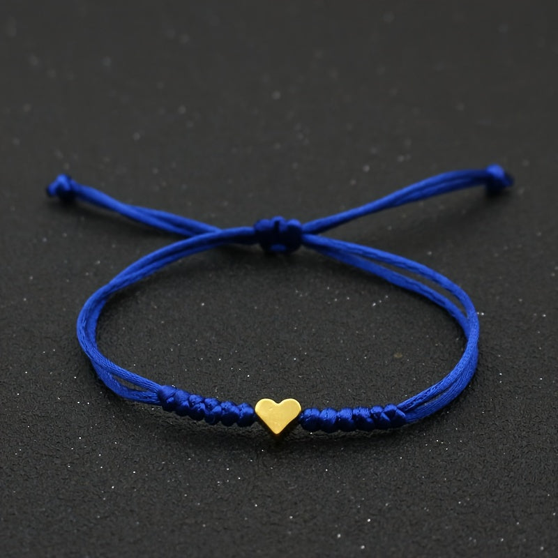 Fleur | Feestelijke gevlochten hartvormige armband