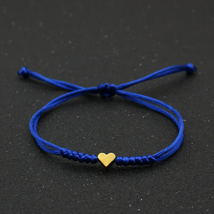 Fleur | Feestelijke gevlochten hartvormige armband