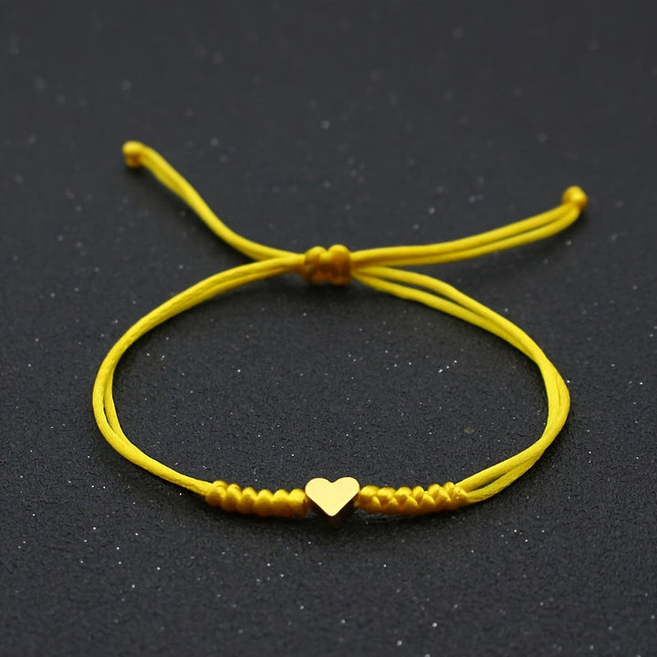 Fleur | Feestelijke gevlochten hartvormige armband