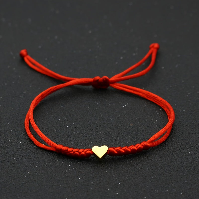 Fleur | Feestelijke gevlochten hartvormige armband
