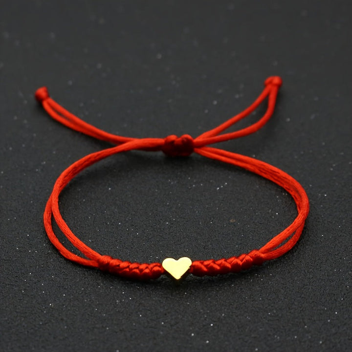 Fleur | Feestelijke gevlochten hartvormige armband