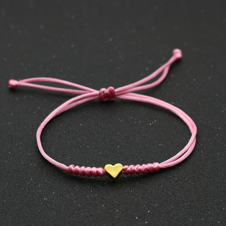 Fleur | Feestelijke gevlochten hartvormige armband