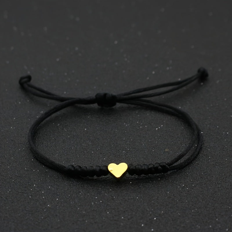 Fleur | Feestelijke gevlochten hartvormige armband