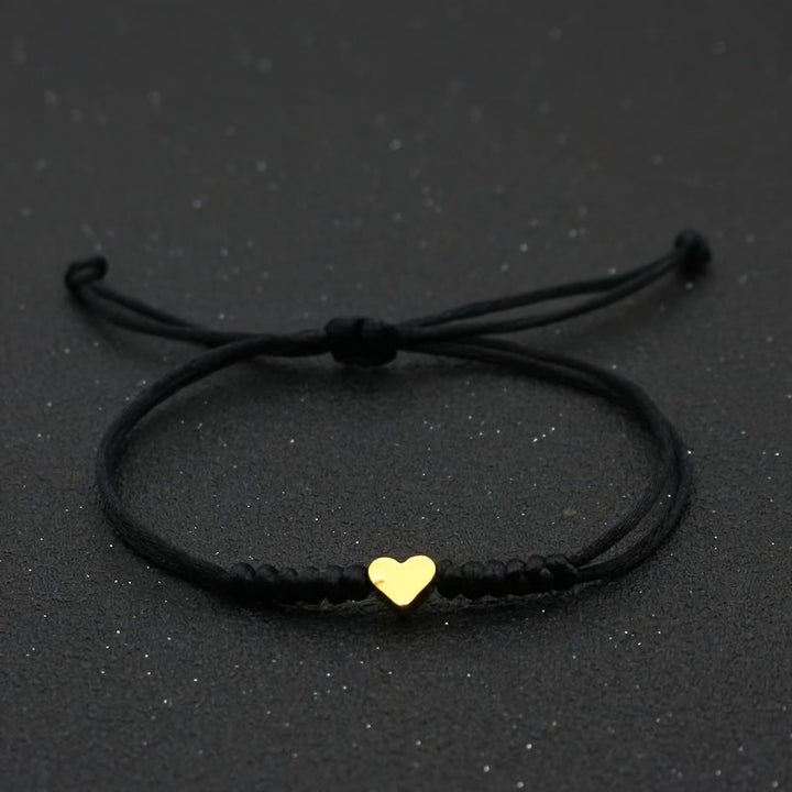 Fleur | Feestelijke gevlochten hartvormige armband