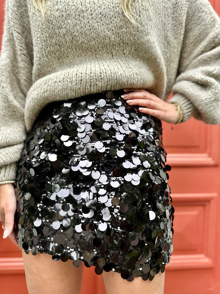 Fleur | Pailletten mini rok
