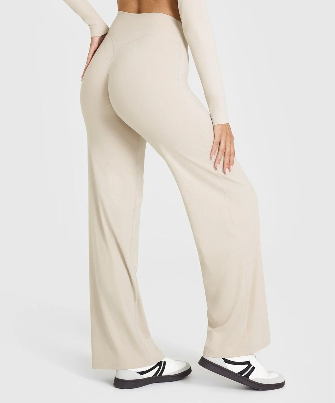 Hoge Taille Wijde Pantalon voor Vrouwen