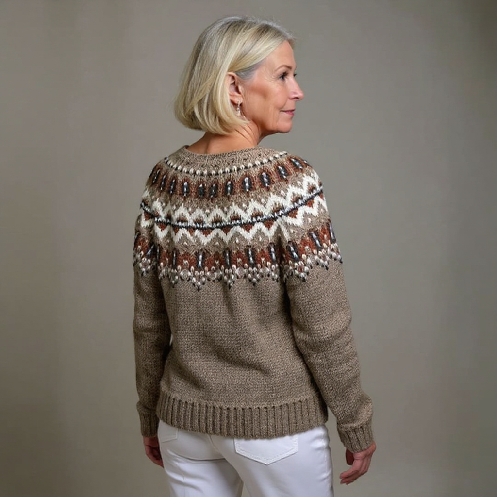 Adeline | Vintage IJslandse Cardigan