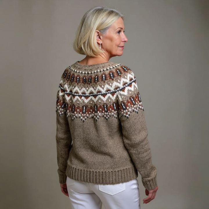 Adeline | Vintage IJslandse Cardigan