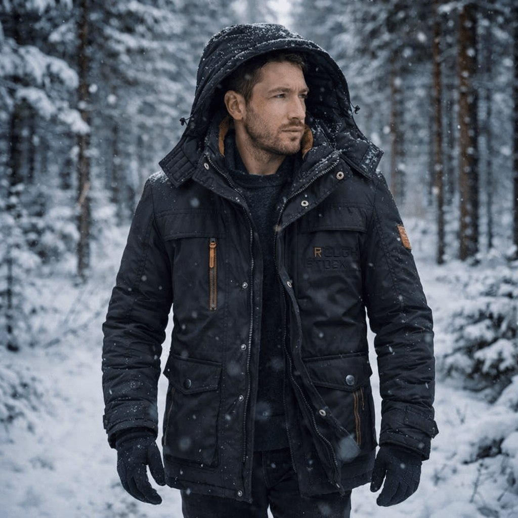 FROSTGUARD – Gewatteerde Parka voor Warmte & Bescherming op Koude Dagen