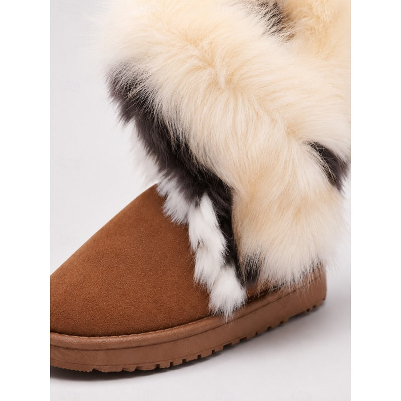 Ramona | Fluffy-Trimmed Winterlaarzen