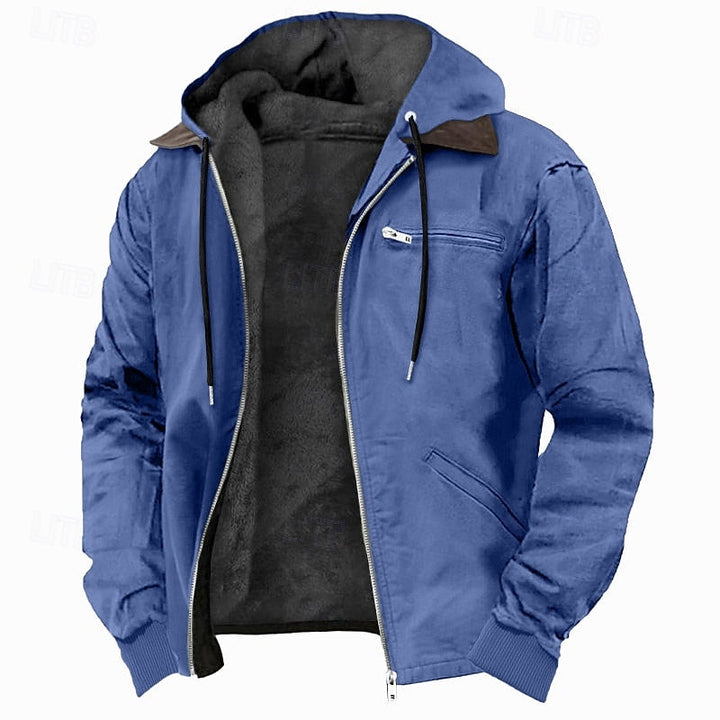 Gideon | Fleece-gevoerde Hooded Jast