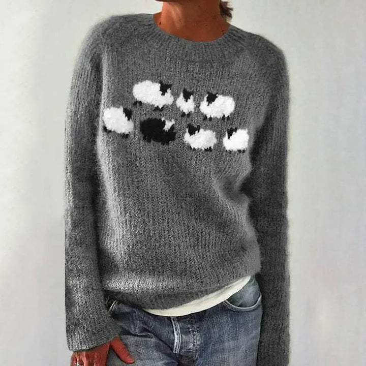 Lina - Comfortabele schapenpullover