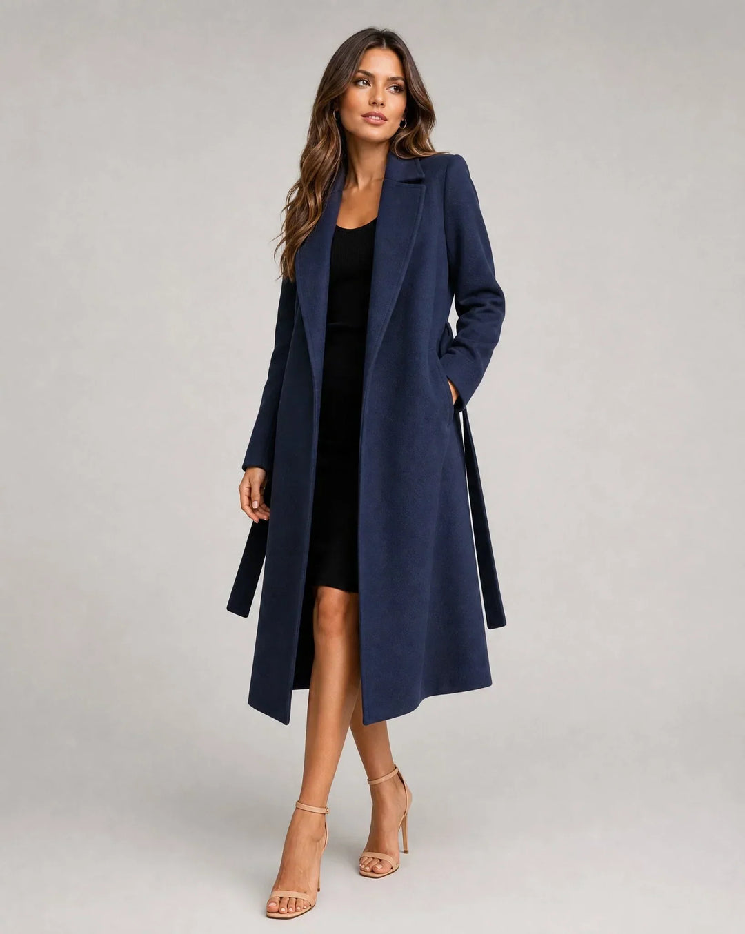 Gwenllian | Tailored Trenchcoat met Geknoopte Revers