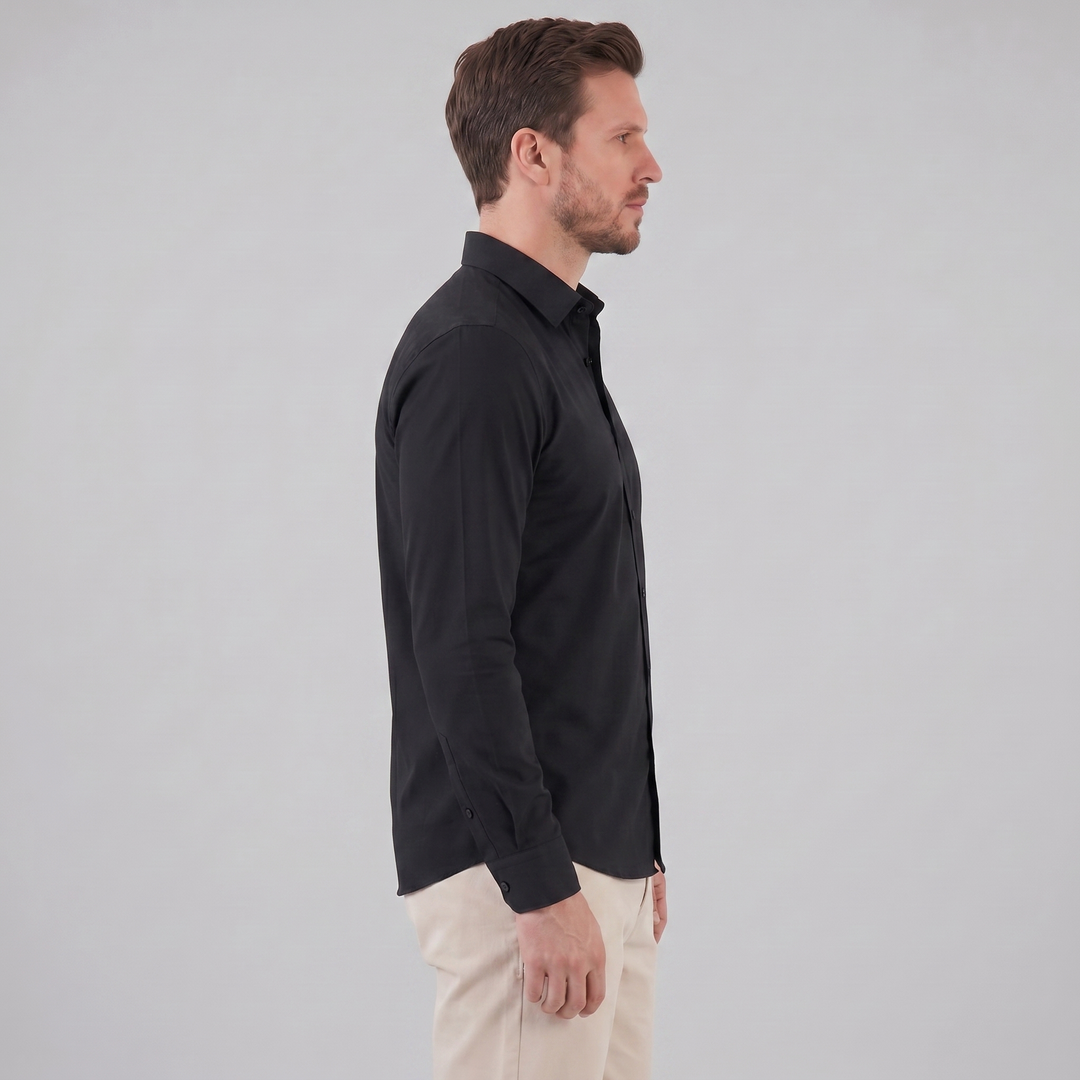 Heren Overhemd Slim Fit Lange Mouwen