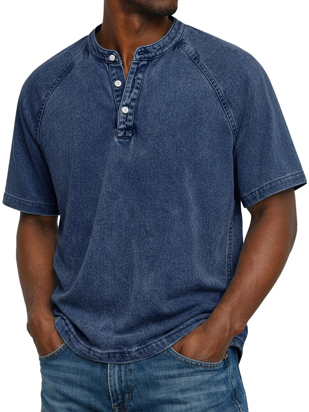 Herenshirt Met Knopen Korte Mouwen Casual