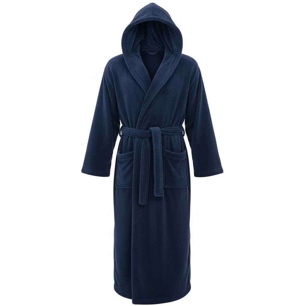 HoodedChill Heren Badjas met Capuchon | Premium Hoogwaardige Fleece Badjas voor Thermisch Comfort