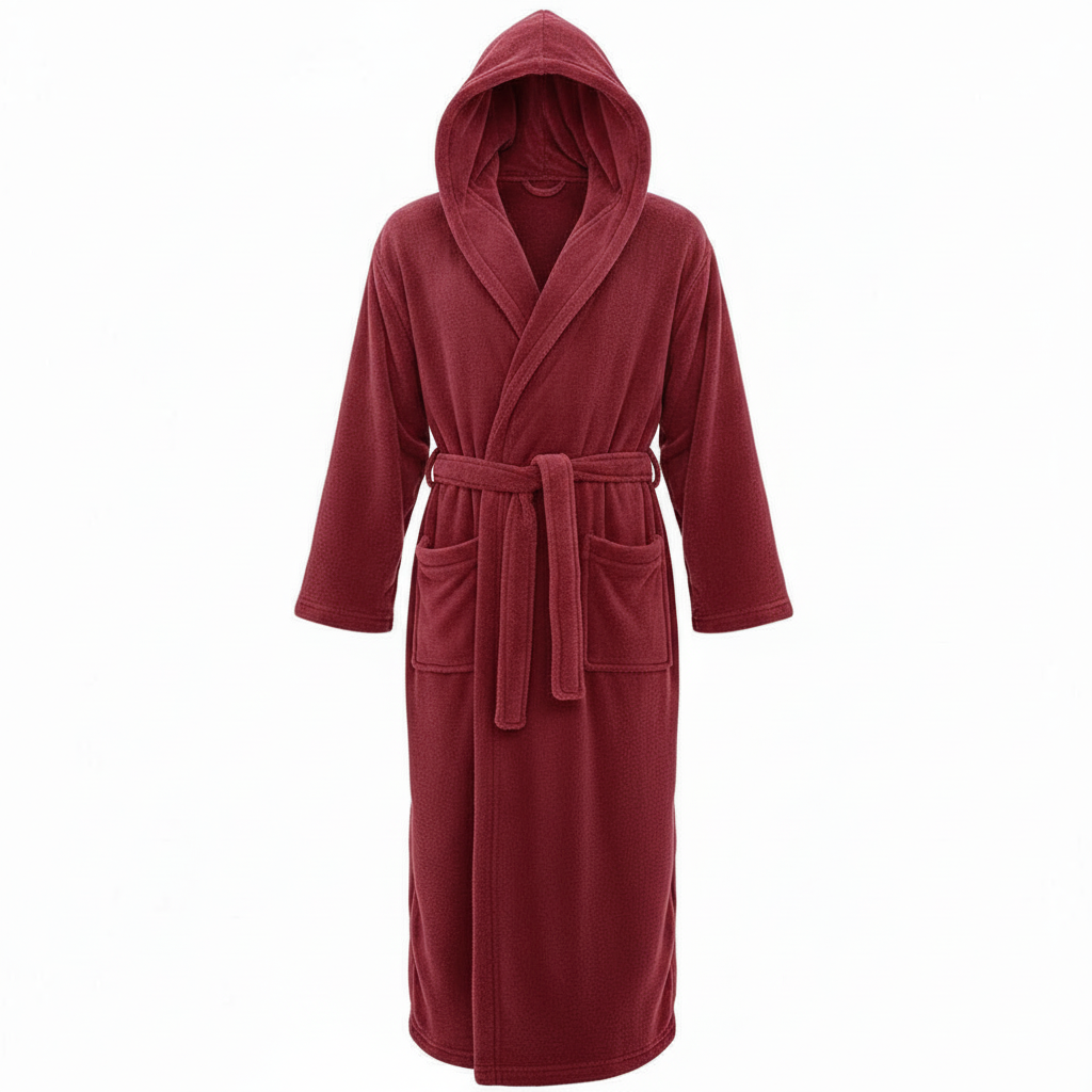 HoodedChill Heren Badjas met Capuchon | Premium Hoogwaardige Fleece Badjas voor Thermisch Comfort